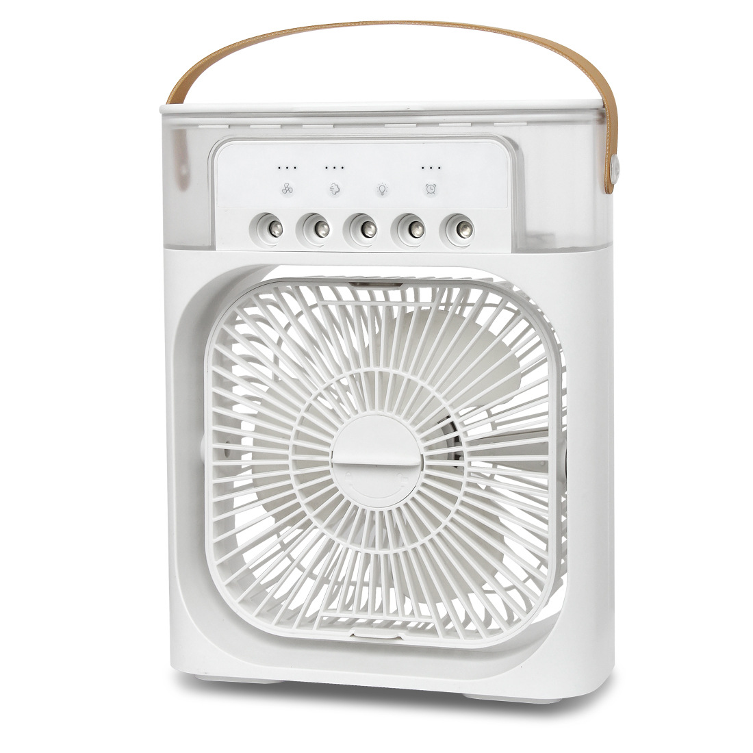Air Cooling USB Fan LED Night Light Water Mist Humidification Fan Spray
