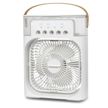 Air Cooling USB Fan LED Night Light Water Mist Humidification Fan Spray