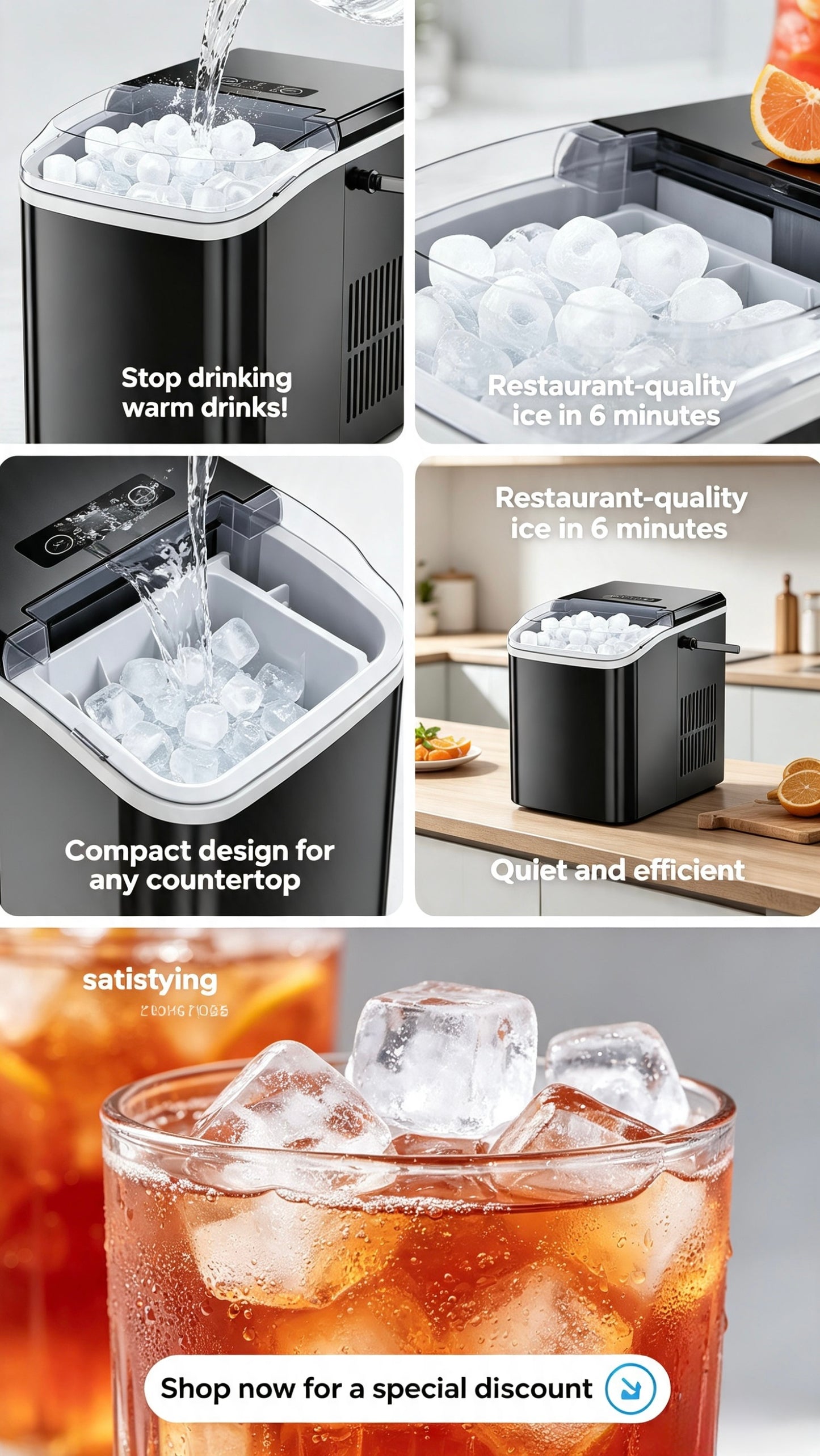 Portable Countertop Ice Maker