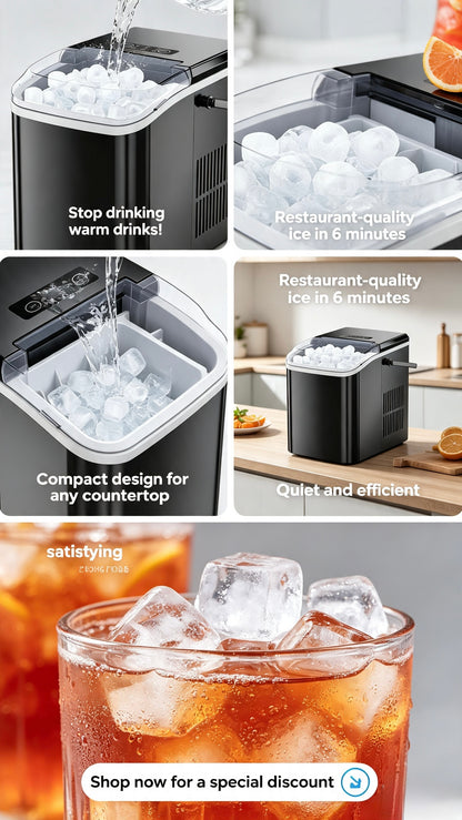 Portable Countertop Ice Maker