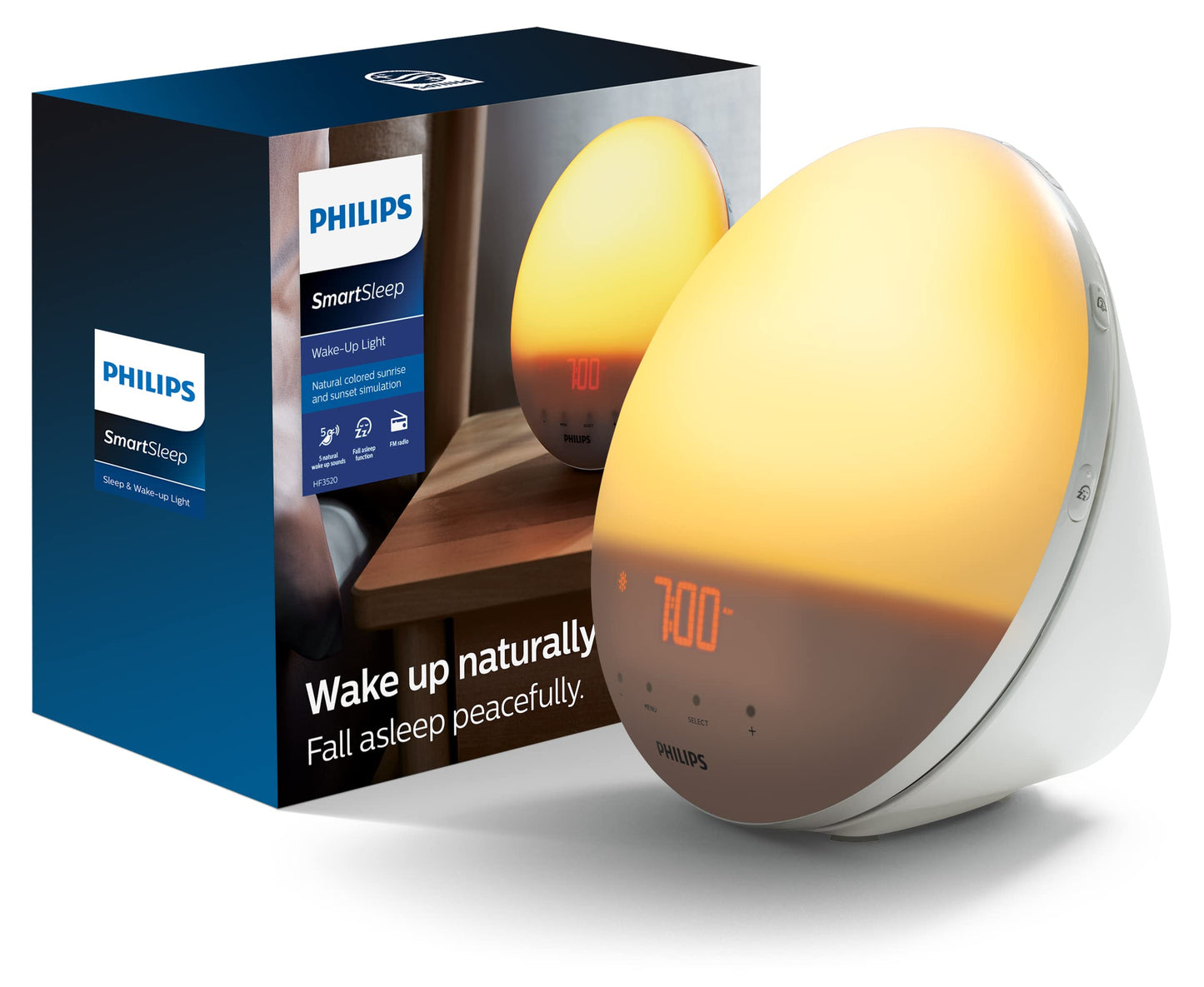Philips Wake-Up Light Coloured Sunrise Simulation