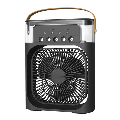 Air Cooling USB Fan LED Night Light Water Mist Humidification Fan Spray