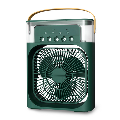 Air Cooling USB Fan LED Night Light Water Mist Humidification Fan Spray