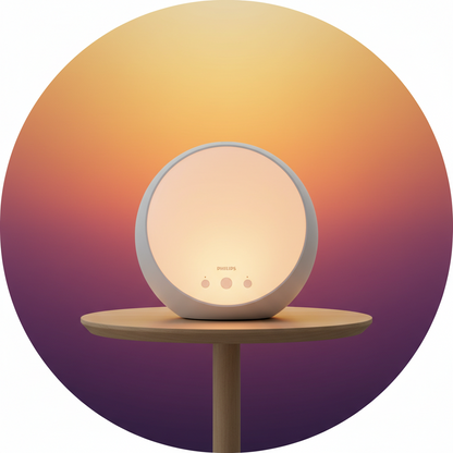 Philips Wake-Up Light Coloured Sunrise Simulation