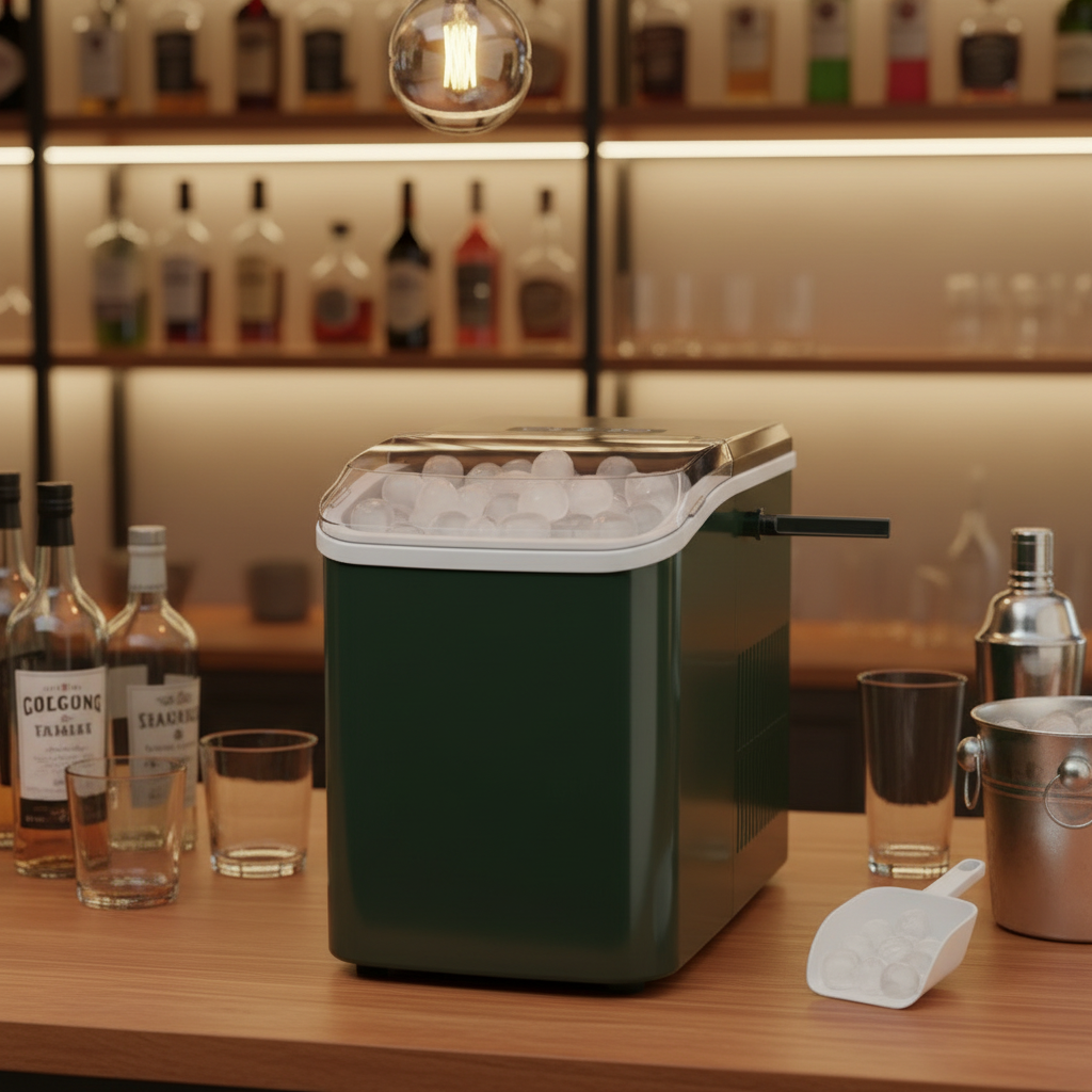 Portable Countertop Ice Maker - Green, Home Bar