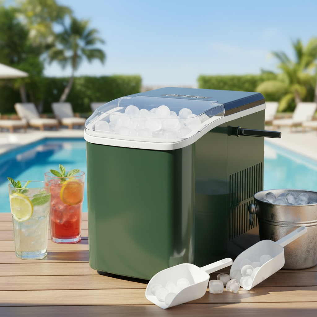 Portable Countertop Ice Maker - Green