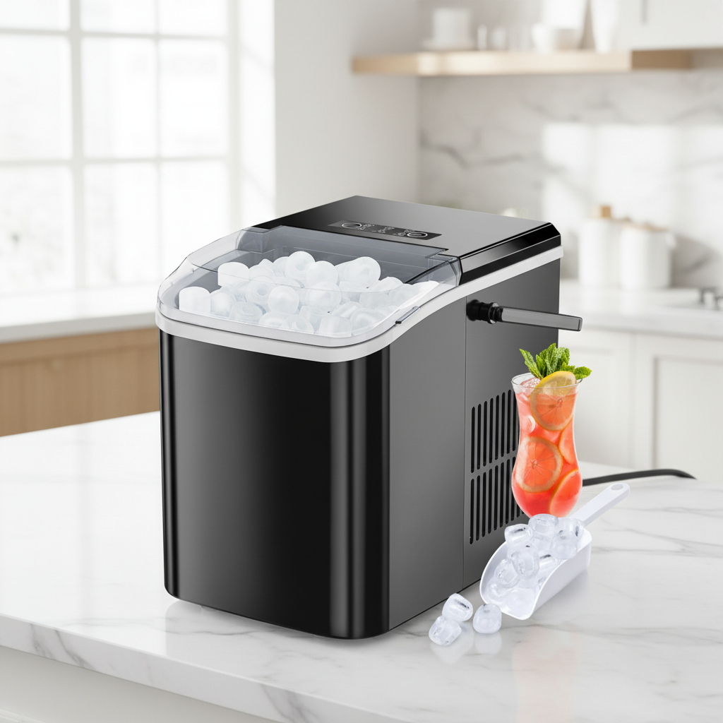 Portable Countertop Ice Maker - Kitchen Setting