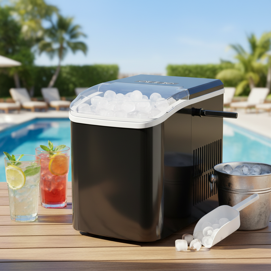 Portable Countertop Ice Maker - Outdoor Patio